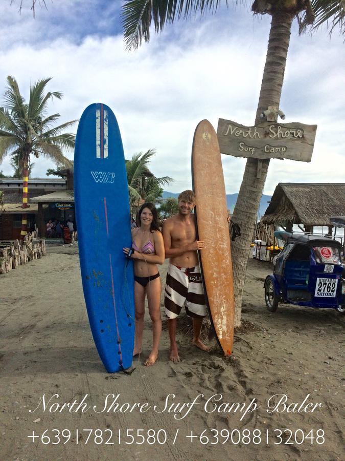 North Shore Surf Camp Hotel Baler Bagian luar foto